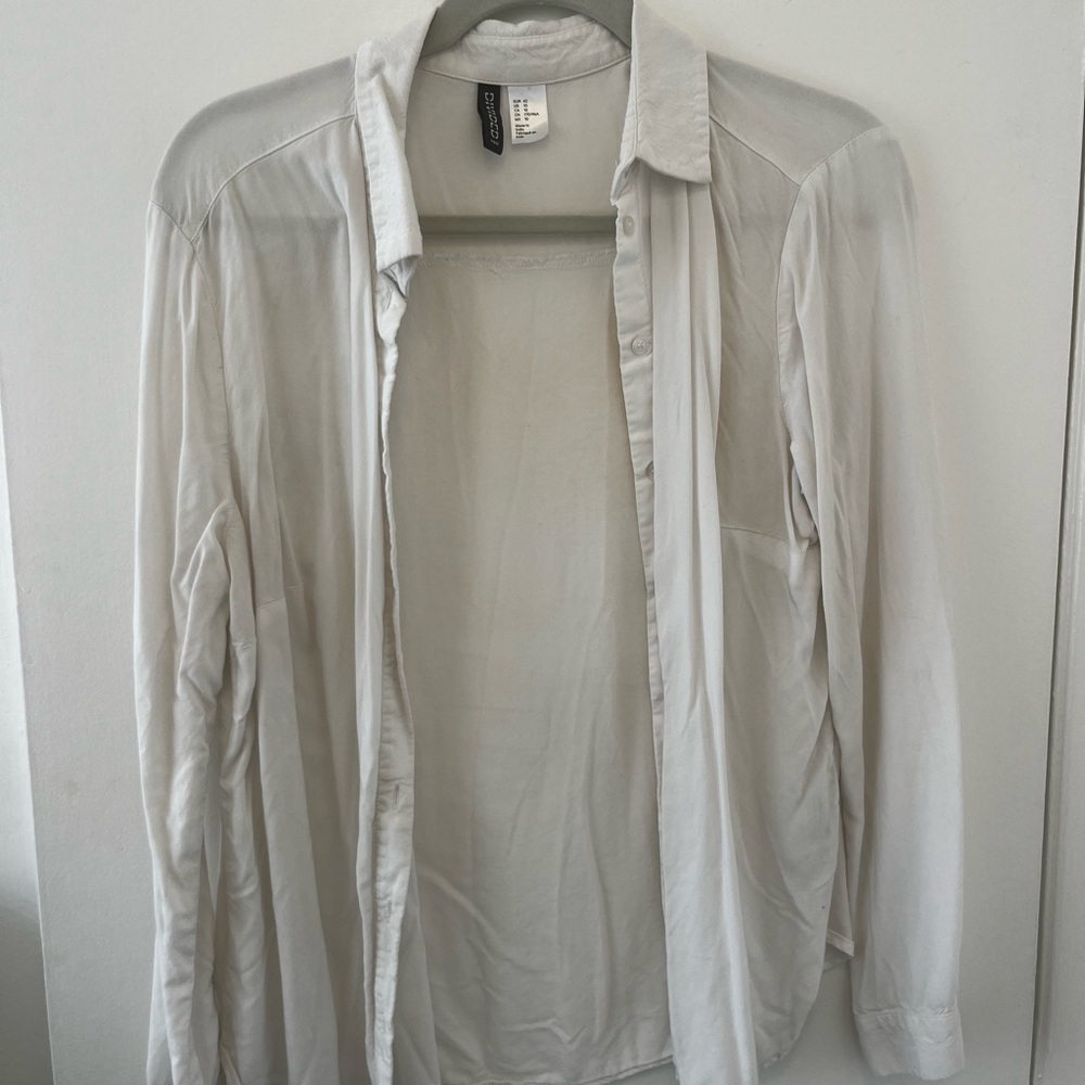 White Button-Up Shirt